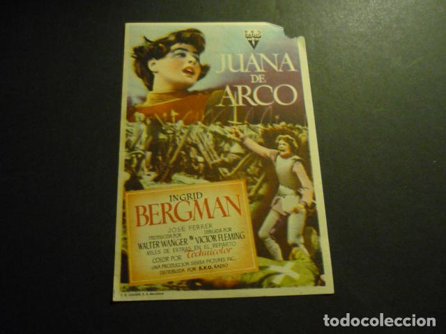 Cine: JUANA DE ARCO PROGRAMA DE CINE SIN PUBLICIDAD - Foto 1