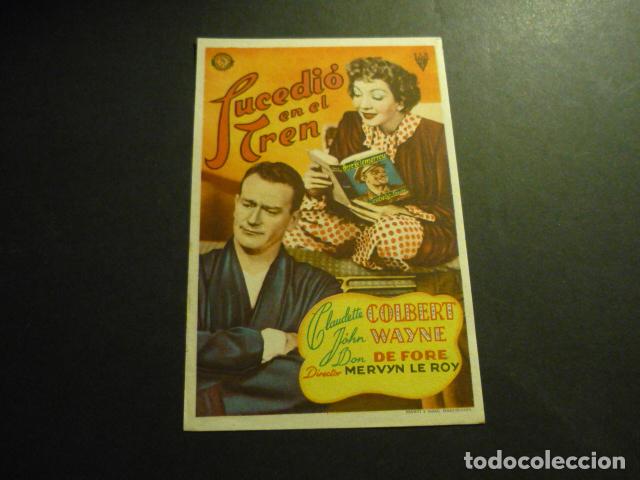 Cine: SUCEDI&Oacute; EN EL TREN PROGRAMA DE CINE SIN PUBLICIDAD - Foto 1