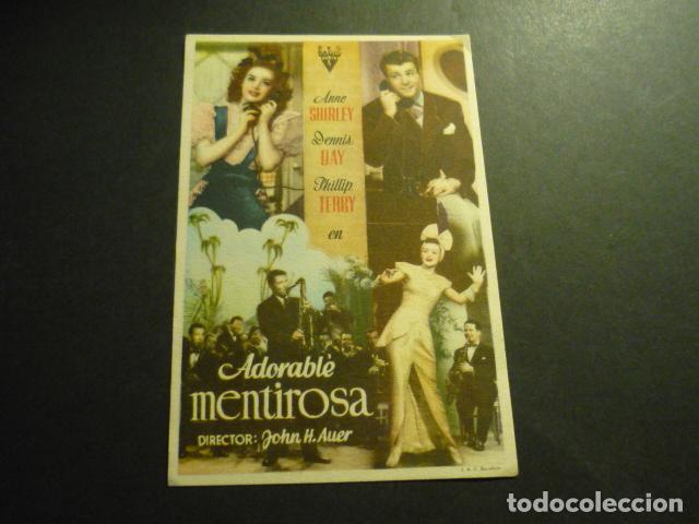 Cine: ADORABLE MENTIROSA PROGRAMA DE CINE SIN PUBLICIDAD - Foto 1