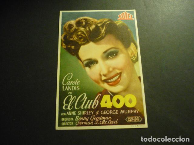 Cine: EL CLUB 400 PROGRAMA DE CINE SIN PUBLICIDAD - Foto 1