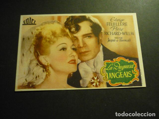Cine: LA DUQUESA DE LANGEAIS PROGRAMA DE CINE SIN PUBLICIDAD - Foto 1