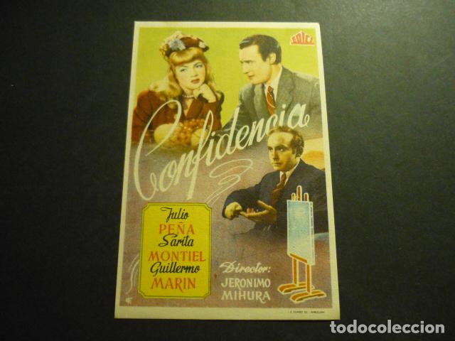 Cine: CONFIDENCIA PROGRAMA DE CINE SIN PUBLICIDAD - Foto 1