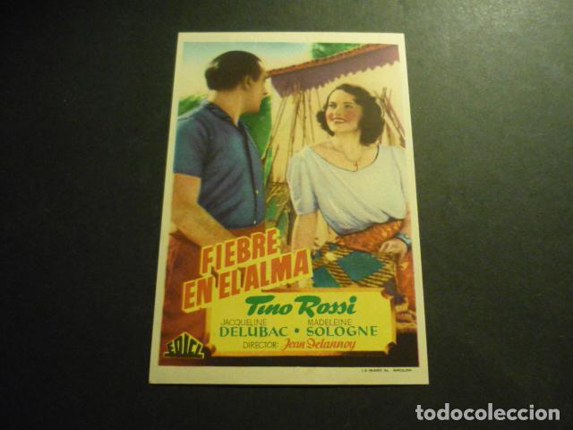 Cine: FIEBRE EN EL ALMA PROGRAMA DE CINE SIN PUBLICIDAD - Foto 1