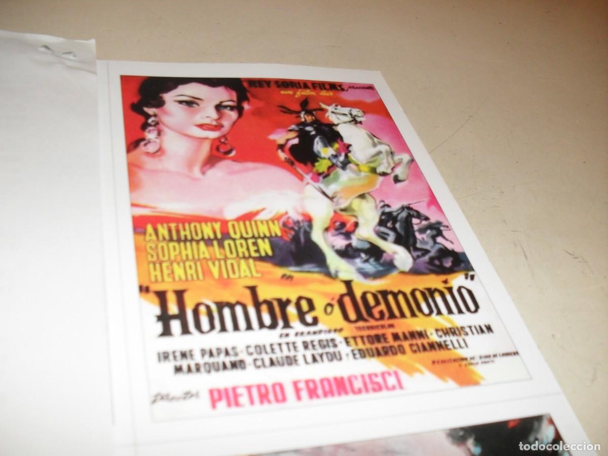  Flyers Publicitaires de films Anciens: PROGRAMA DE MANO:HOMBRE O DEMONIO,CON ANTHONY QUINN.EDITA REVISTA ACCION,2024