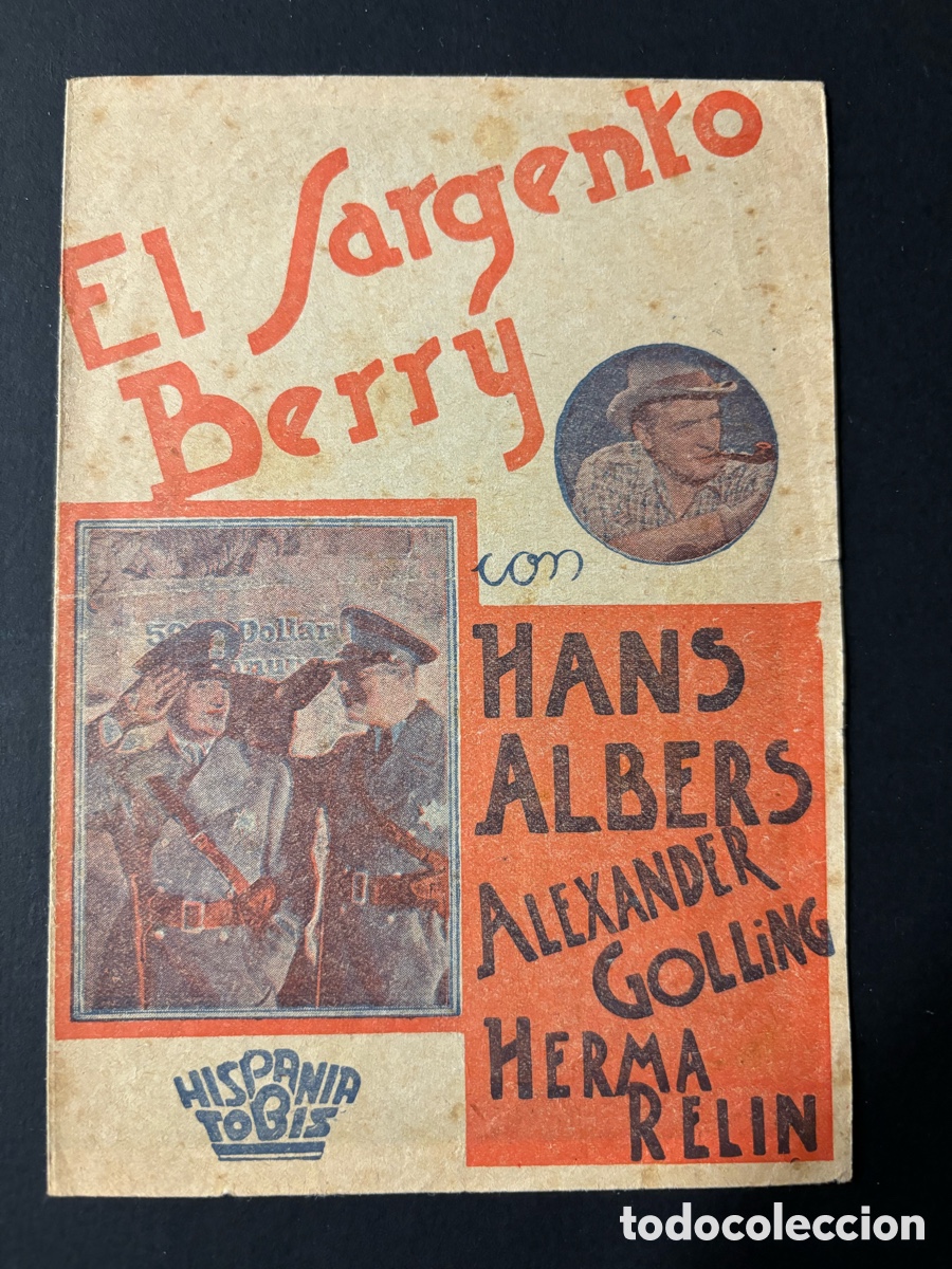 Cine: Programa el sargento berry hans albers con publicidad teatro trueba A2 - Foto 1