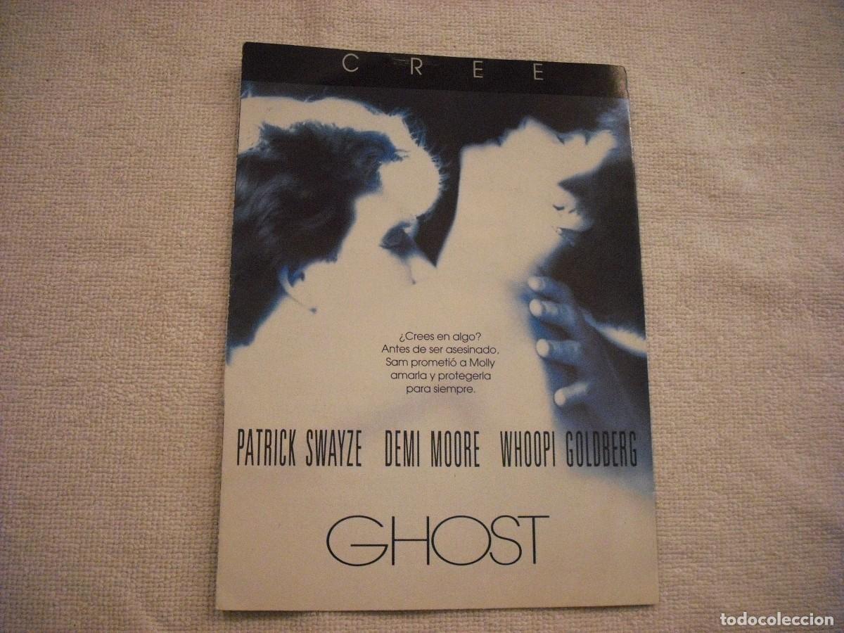 Cine: GHOST, FOLLETO DE CINE - Foto 1