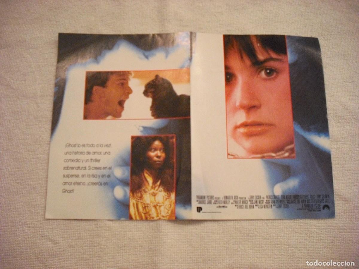 Cine: GHOST, FOLLETO DE CINE - Foto 3