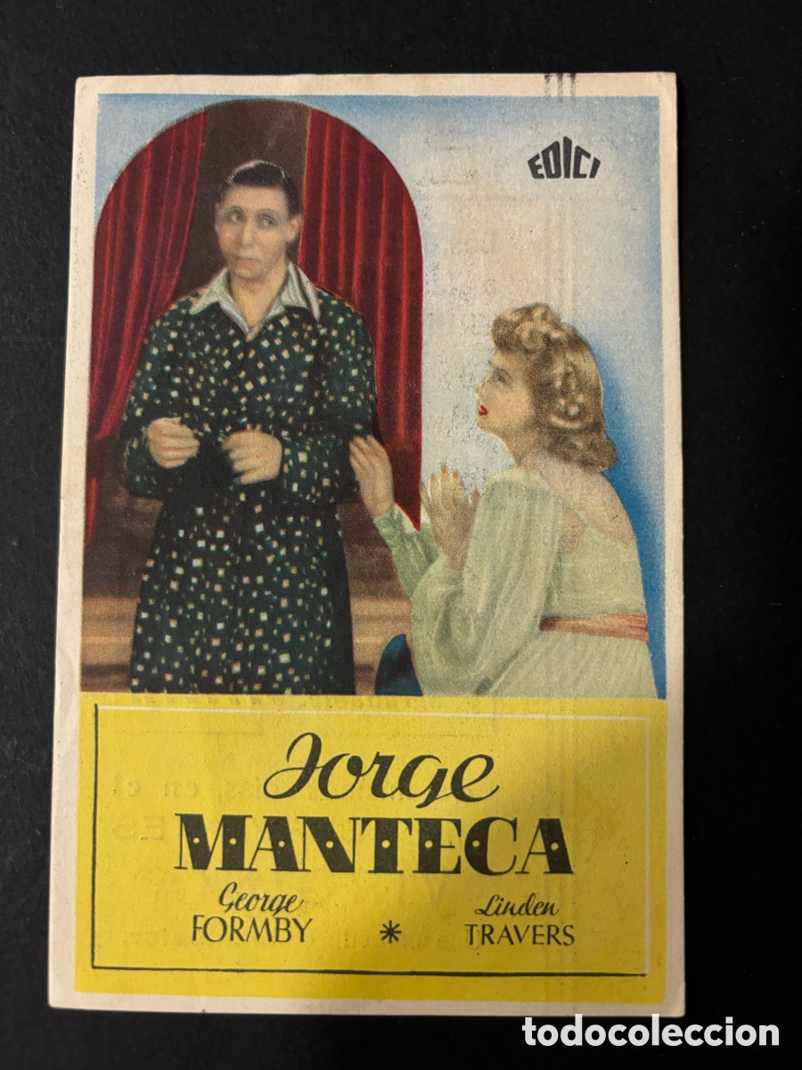 Cine: Programa Jorge manteca George formby con publicidad cine ideal A2 - Foto 1