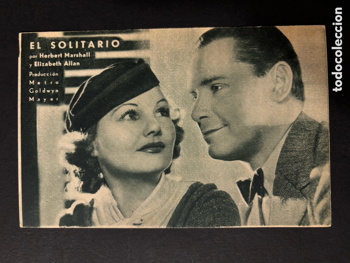 Cine: Programa el solitario herbert Marshall A2 - Foto 1