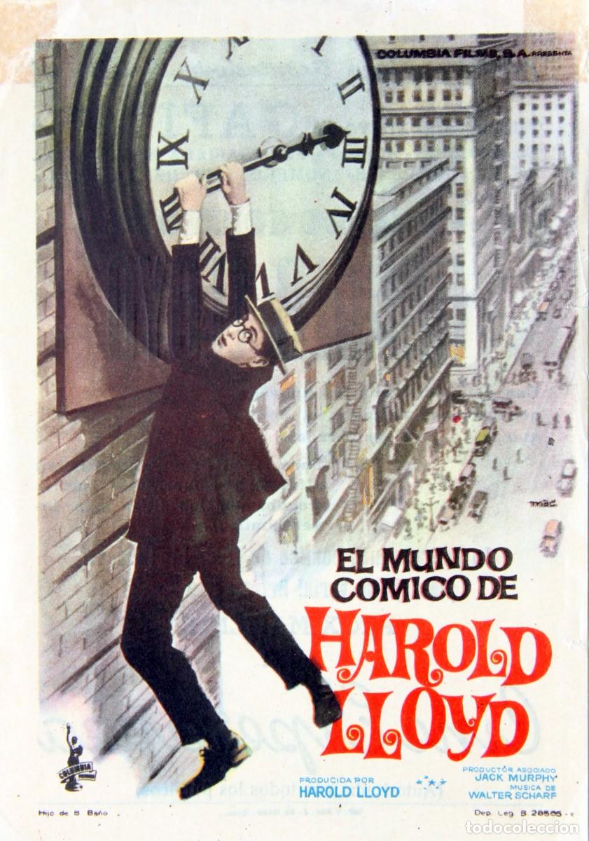 Cine: Ma04 EL MUNDO COMICO DE HAROLD LLOYD &ndash; PROGRAMA DE MANO - Foto 1
