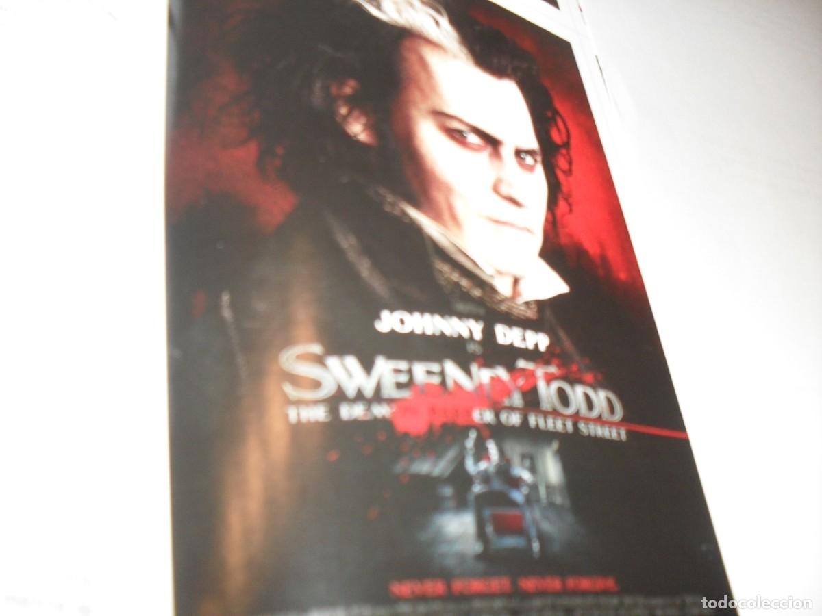  Flyers Publicitaires de films Anciens: PROGRAMA DE MANO:SWEENY TODD,EL BARBERO DIABOLICO,CON JOHNNY DEEP.EDITA REVISTA ACCION,2024