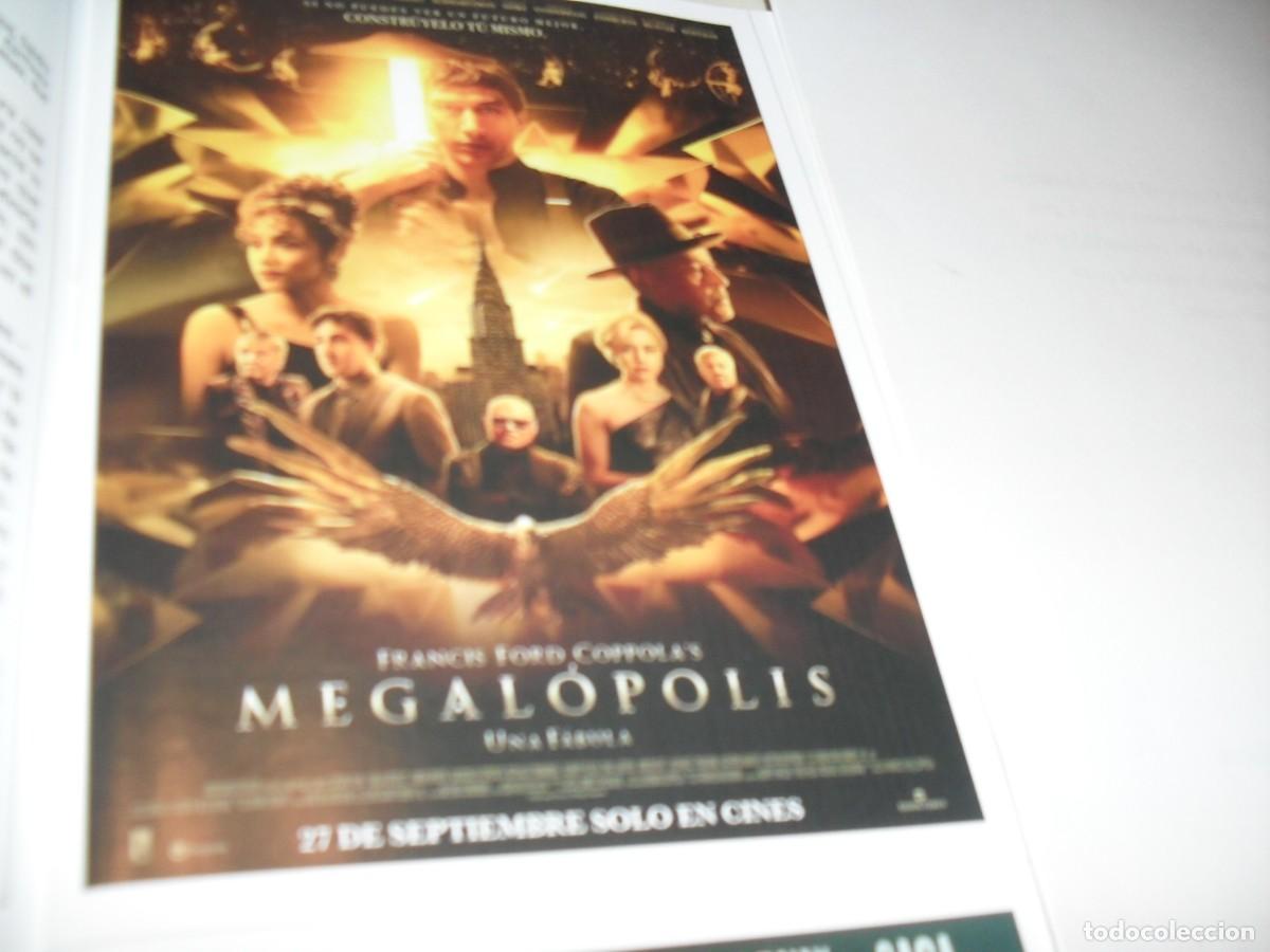 Flyers Publicitaires de films Anciens: PROGRAMA DE MANO:MEGALOPOLIS,DE FRANCIS FORD COPPOLA.EDITA REVISTA ACCION,2024
