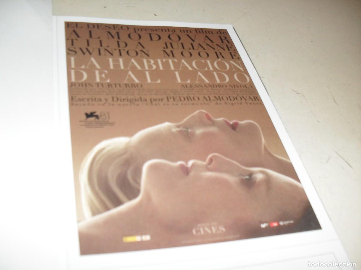  Flyers Publicitaires de films Anciens: PROGRAMA DE MANO:LA HABITACION DE AL LADO,CON JOHN TORTURRO.EDITA REVISTA ACCION,2024