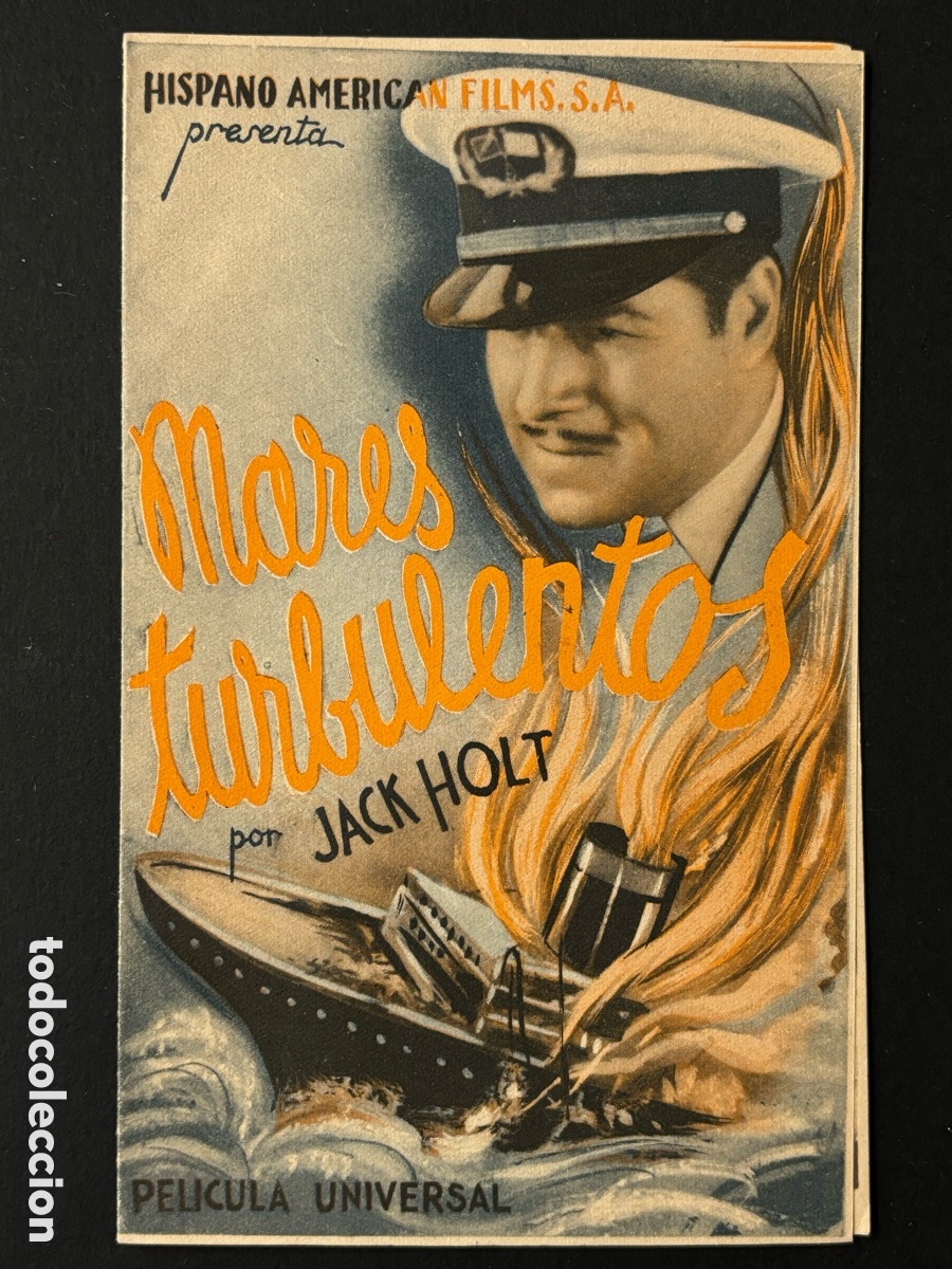 Cine: Programa mares turbulentos jack holt con publicidad gran teatro A2 - Foto 1