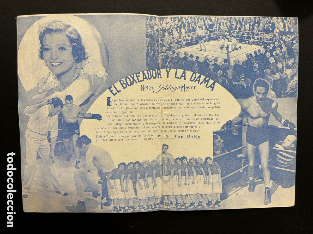 Cine: Programa el boxeador y la dama Max baer Myrna Loy A2 - Foto 2