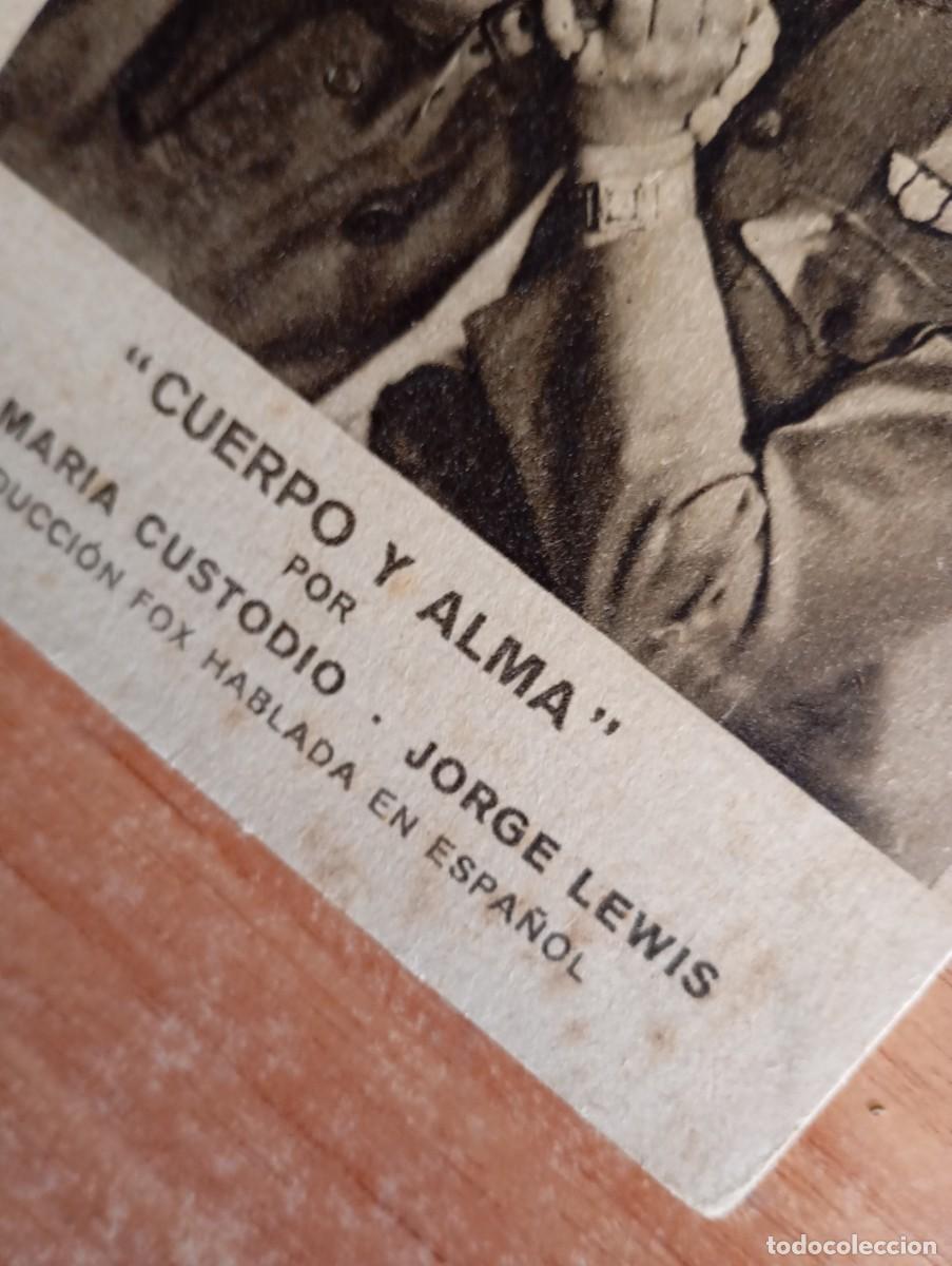 Cine: GRIS.PROGRAMA DE CINE ---CUERPO Y ALMA ct - Foto 2