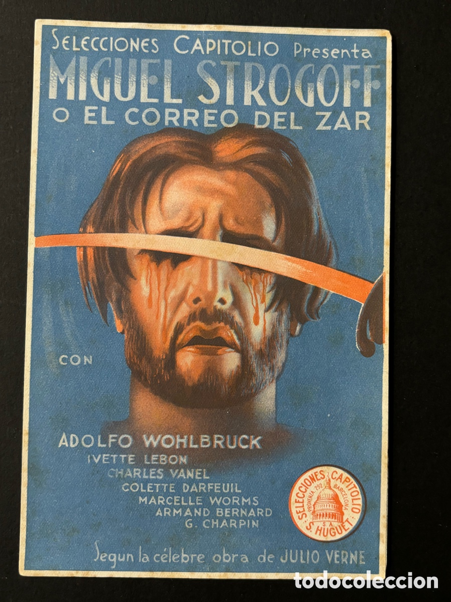 Cine: Programa miguel strogoff Adolf Wohlbruck con publicidad A2 - Foto 1