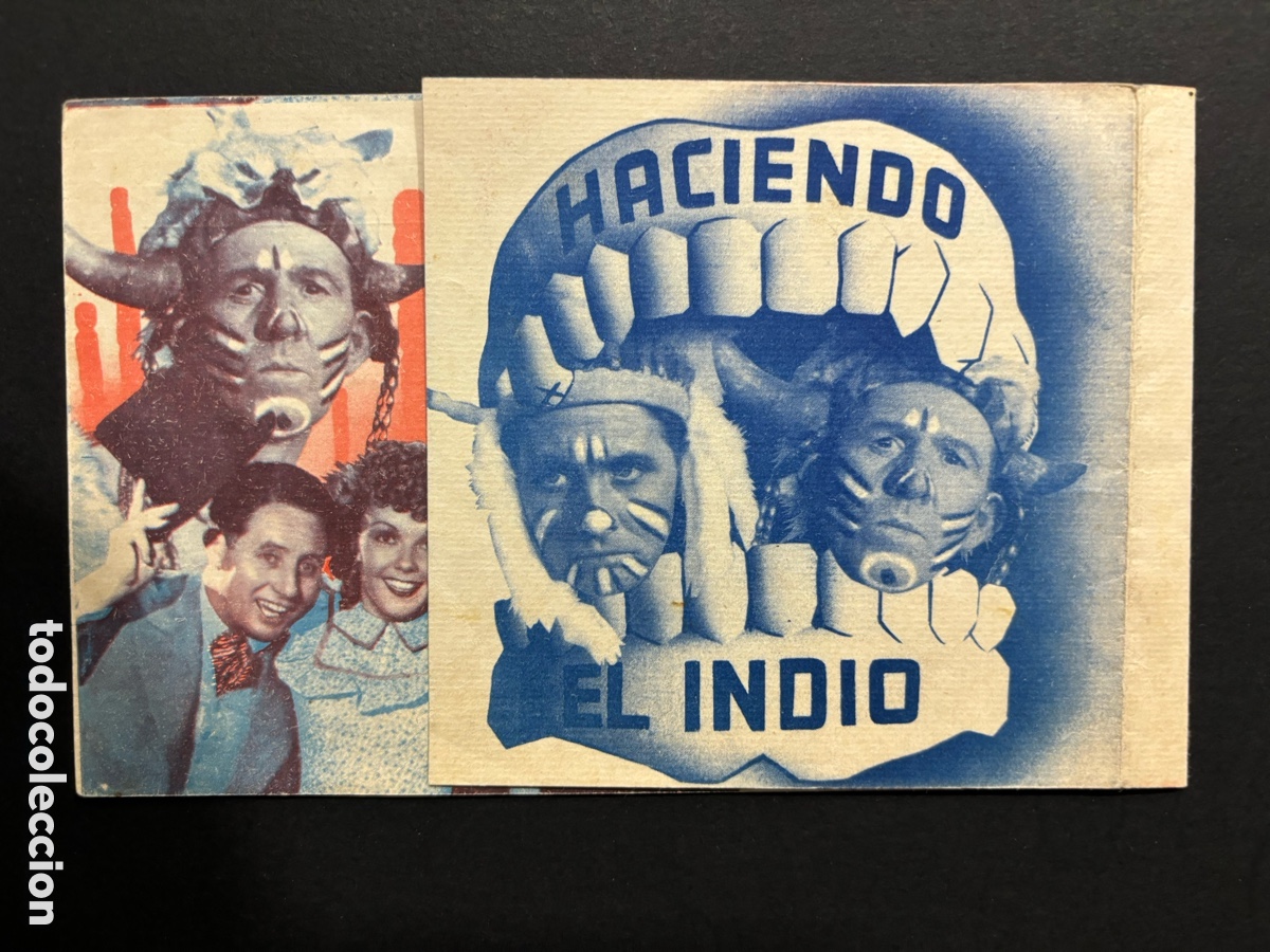 Cinema: Programa haciendo el indio wheeler y woolsey con publicidad cine benlliure valencia A2