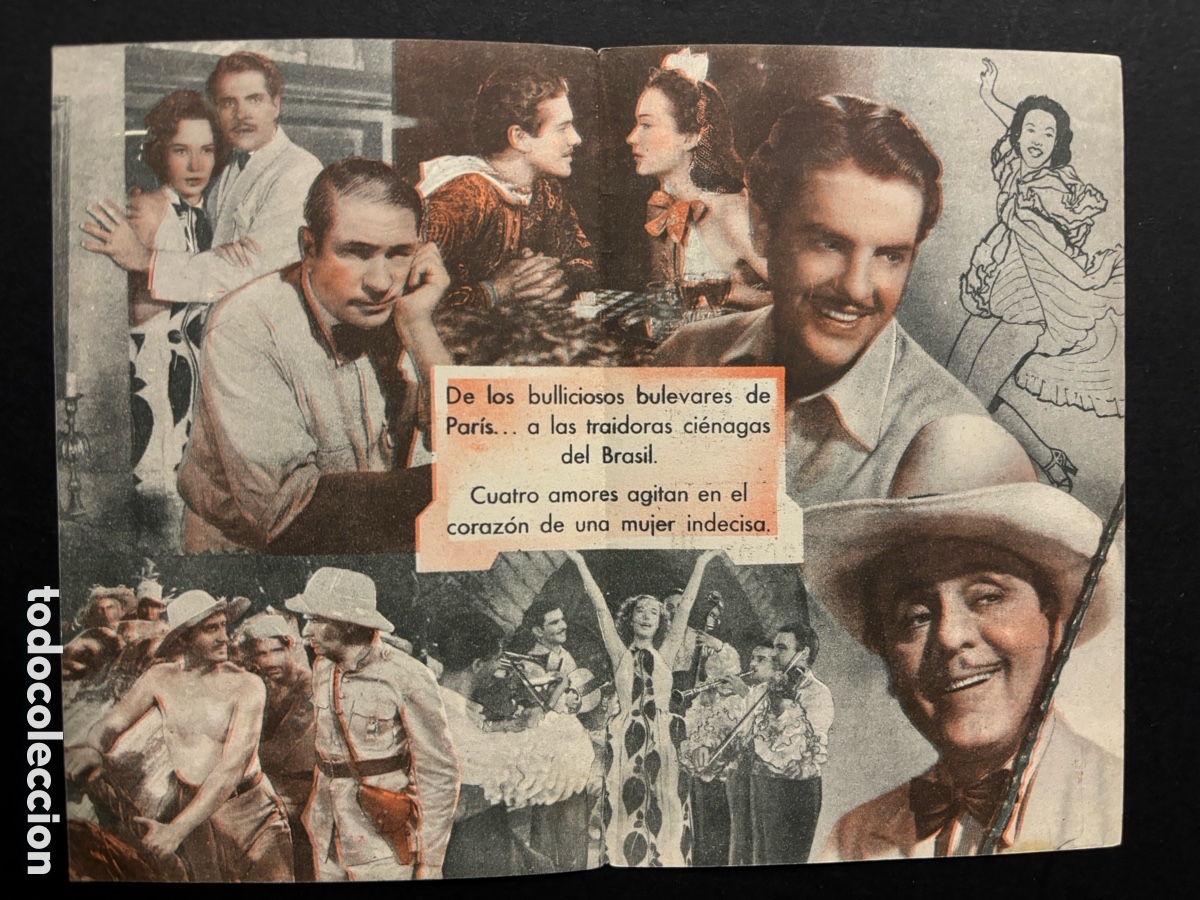 Cine: Programa noches en r&iacute;o basil rathbone con publicidad cine olympia A2 - Foto 2