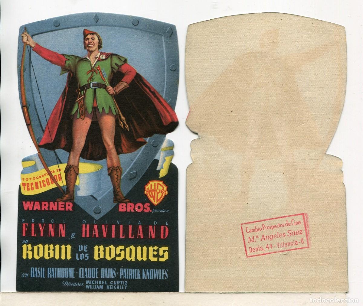 Cine: ROBIN DE LOS BOSQUES, con Errol Flynn. - Foto 1