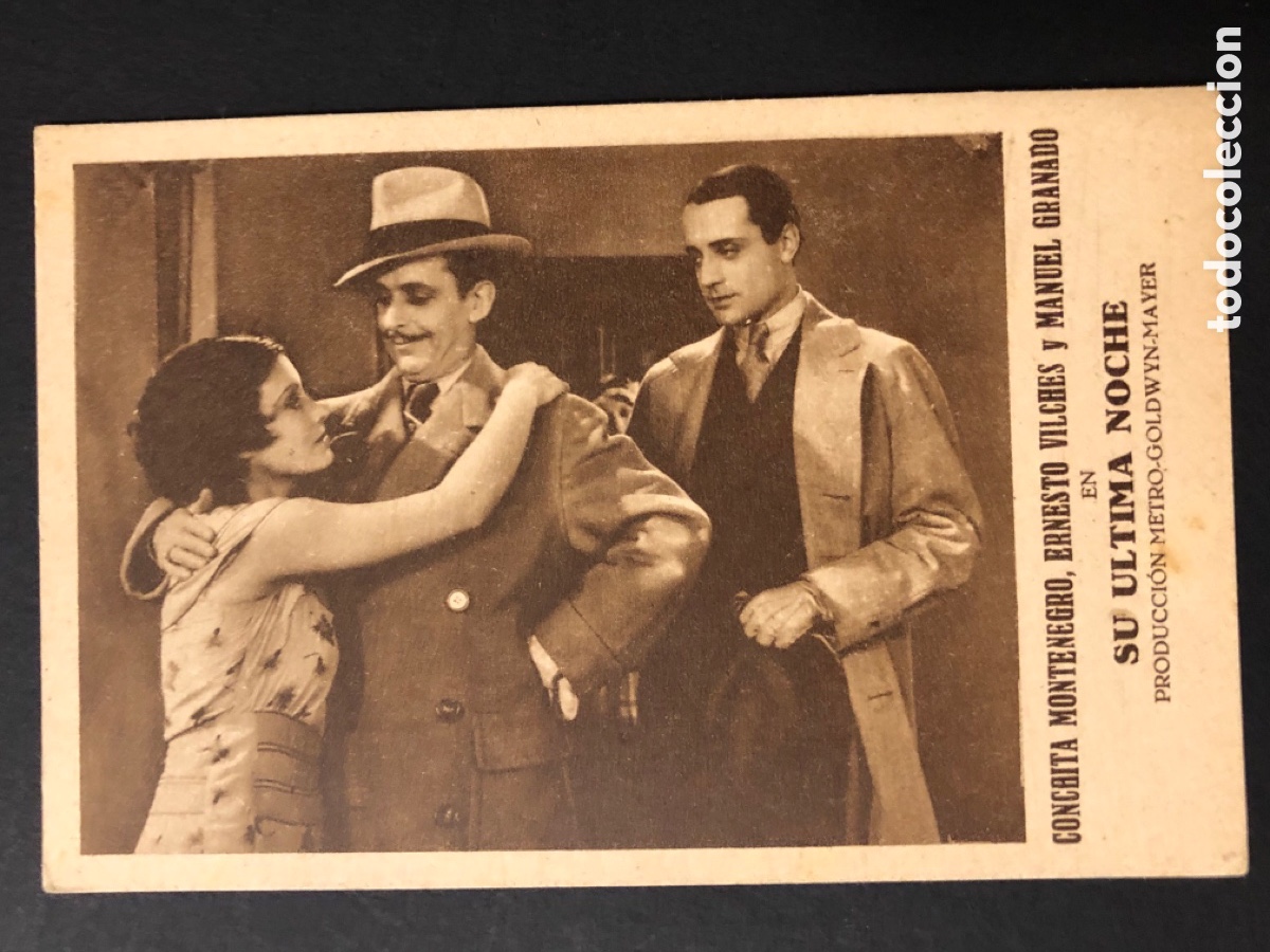  Foglietti di film di film antichi di cinema: Programa su &uacute;ltima noche Conchita Montenegro A13