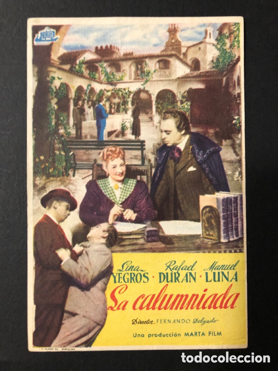 Cine: Programa la calumniada lina yegros con publicidad cinema proyecciones A13 - Foto 2