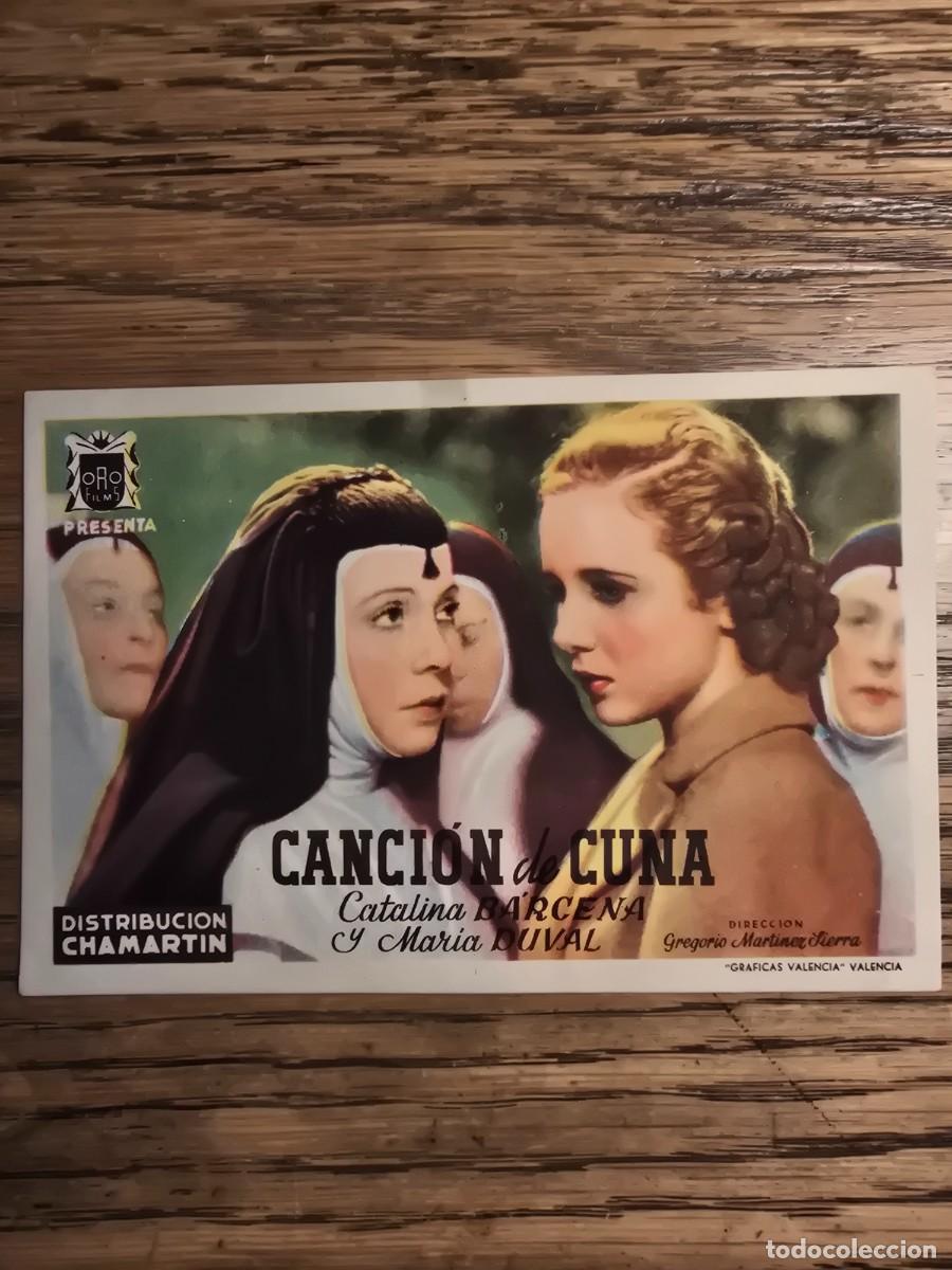  Foglietti di film di film antichi di cinema: CANCION DE CUNA director Gregorio Mart&iacute;nez Sierra