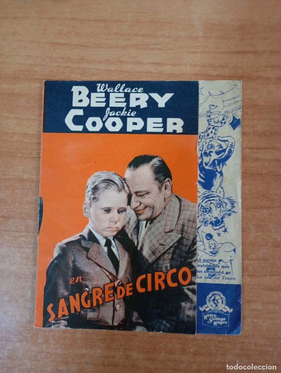 Cine: GRIS.PROGRAMA DE CINE --- SANGRE DE CIRCO ct - Foto 1