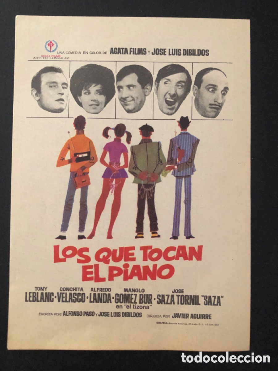 Cine: Programa los que tocan el piano Tony leblanc A13 - Foto 1