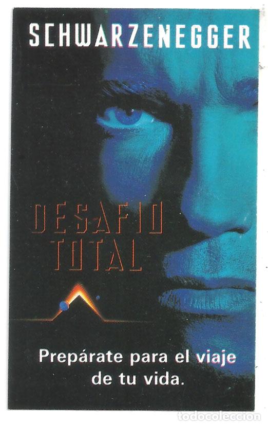 Cine: PTCC6 59 DESAFIO TOTAL PROGRAMA PEGATINA ARNOLD SCHWARZENEGGER SHARON STONE - Foto 1