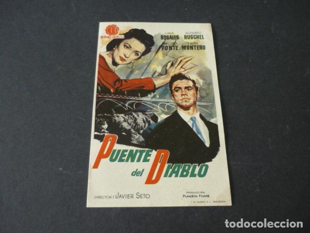 Cine: PUENTE DEL DIABLO PROGRAMA DE CINE SIN PUBLICIDAD - Foto 1