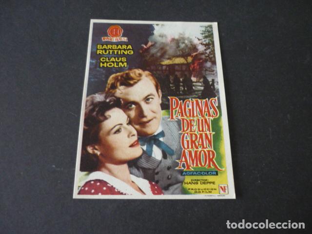 Cine: P&Aacute;GINAS DE UN GRAN AMOR PROGRAMA DE CINE SIN PUBLICIDAD - Foto 1
