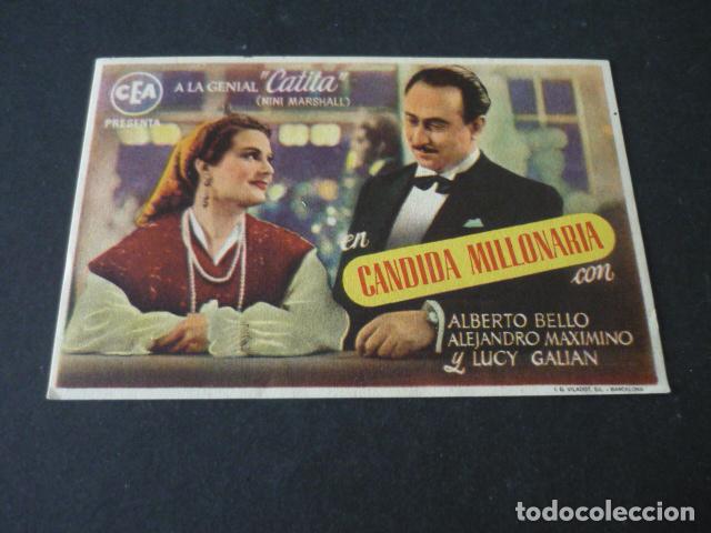 Cine: CANDIDA MILLONARIA PROGRAMA DE CINE SIN PUBLICIDAD - Foto 1