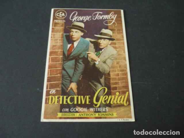 Cine: DETECTIVE GENIAL PROGRAMA DE CINE SIN PUBLICIDAD - Foto 1
