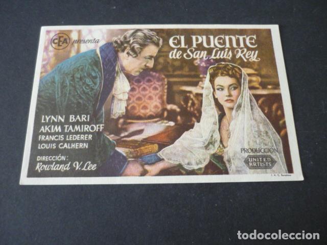 Cine: EL PUENTE DE SAN LUIS REY PROGRAMA DE CINE SIN PUBLICIDAD - Foto 1