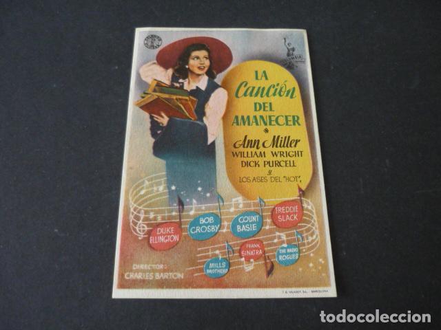 Cine: LA CANCION DEL AMANECER PROGRAMA DE CINE SIN PUBLICIDAD - Foto 1