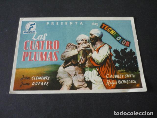 Cine: LAS CUATRO PLUMAS PROGRAMA DE CINE SIN PUBLICIDAD - Foto 1