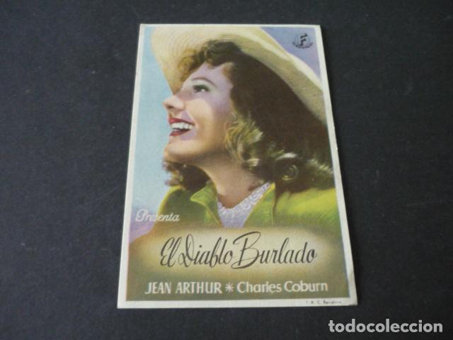 Cine: EL DIABLO BURLADO PROGRAMA DE CINE SIN PUBLICIDAD - Foto 1