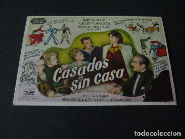 Cine: CASADOS SIN CASA PROGRAMA DE CINE SIN PUBLICIDAD - Foto 1