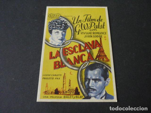 Cine: LA ESCLAVA BLANCA PROGRAMA DE CINE SIN PUBLICIDAD - Foto 1