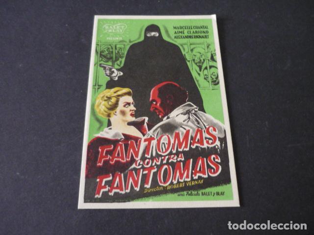 Cine: FANTOMAS CONTRA FANTOMAS PROGRAMA DE CINE SIN PUBLICIDAD - Foto 1