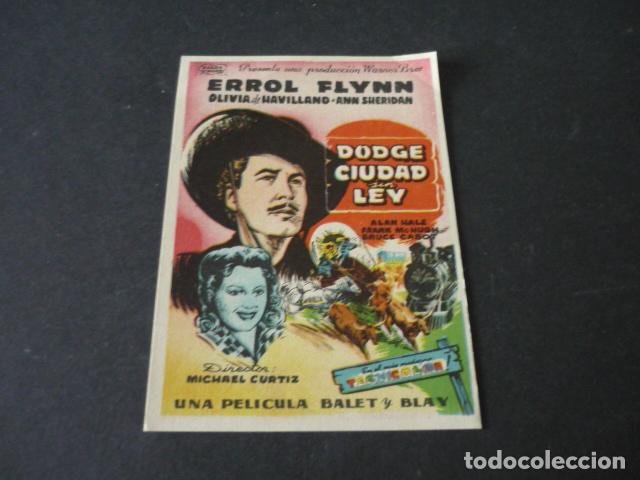 Cine: DODGE CIUDAD SIN LEY PROGRAMA DE CINE SIN PUBLICIDAD - Foto 1
