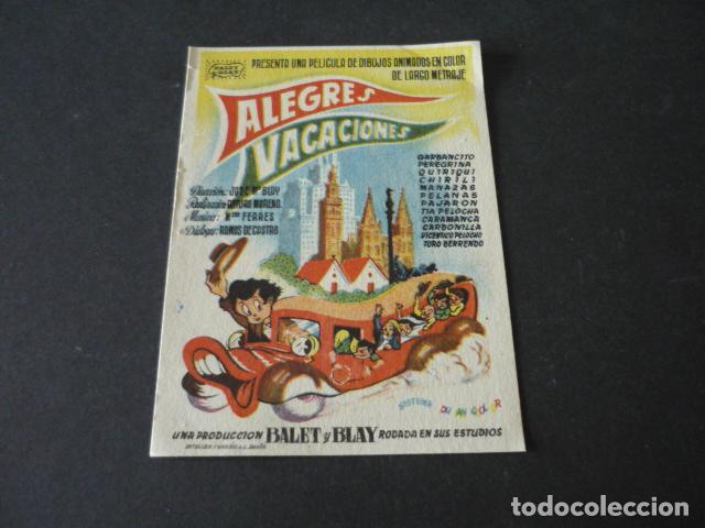 Cine: ALEGRES VACACIONES PROGRAMA DE CINE SIN PUBLICIDAD - Foto 1