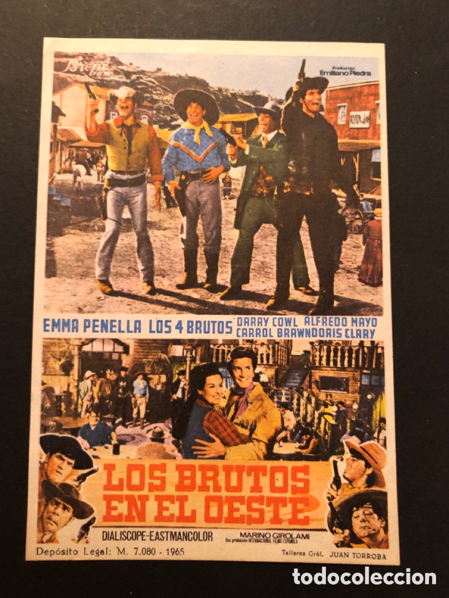 Cine: Programa los brutos en el oeste Emma Penella A13 - Foto 1