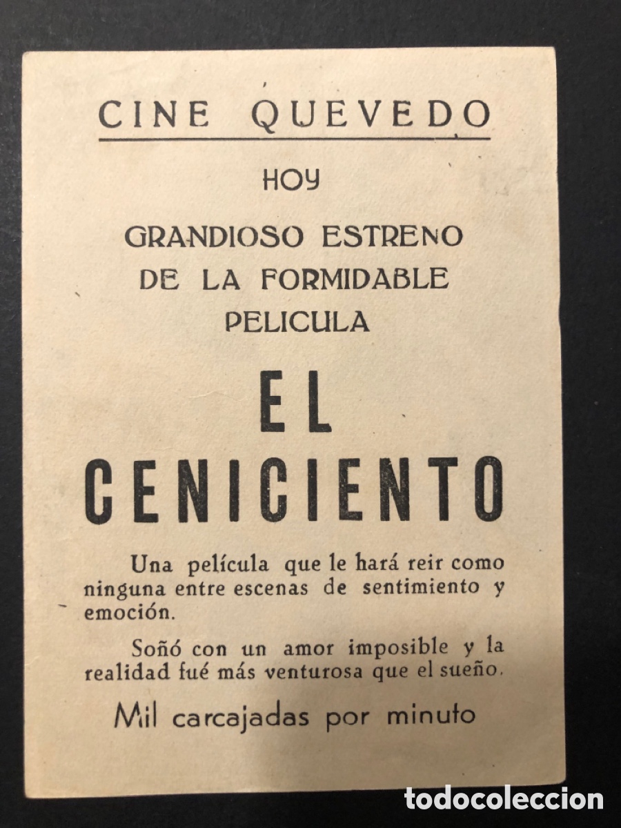 Cine: Programa el ceniciento Gila con publicidad cine Quevedo A13 - Foto 2