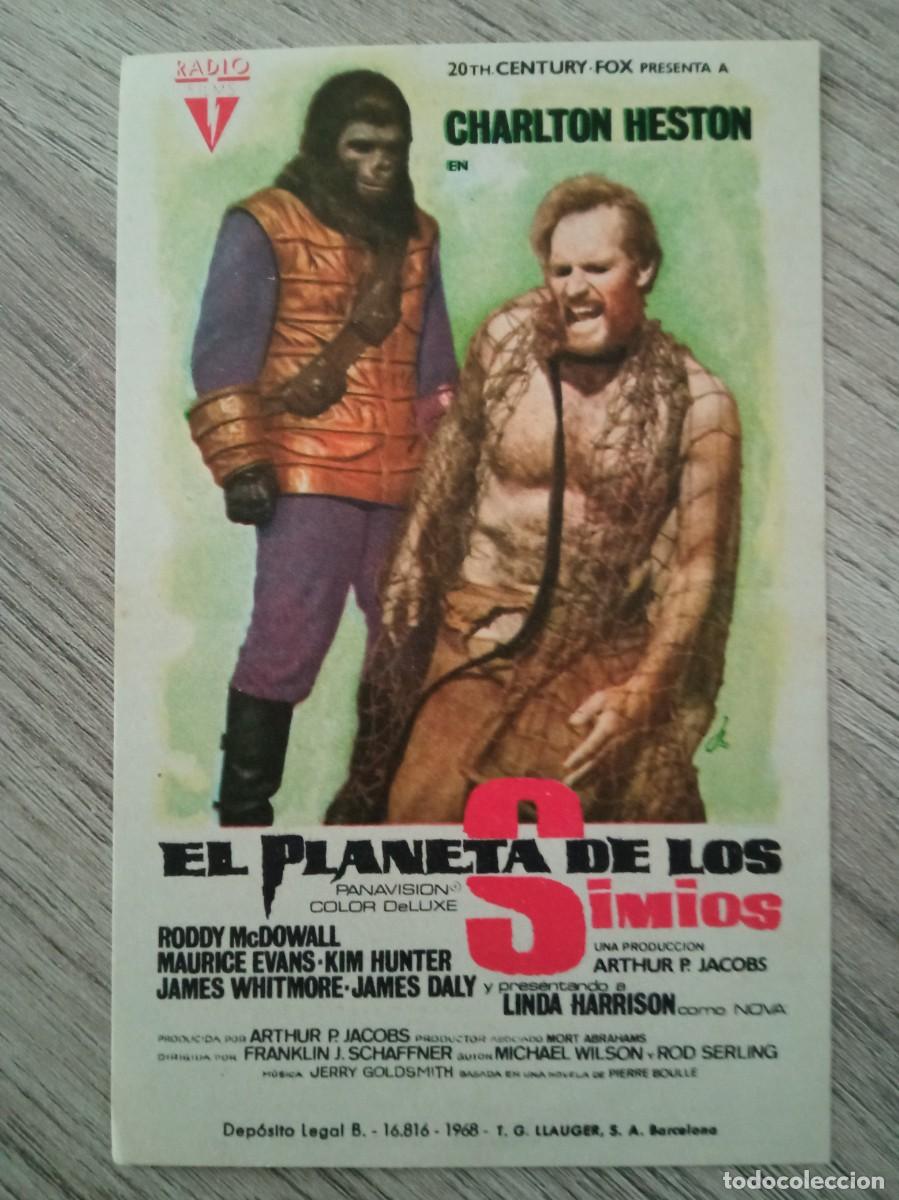 Cine: EL PLANETA DE LOS SIMIOS, CHARLTON HESTON - Foto 1