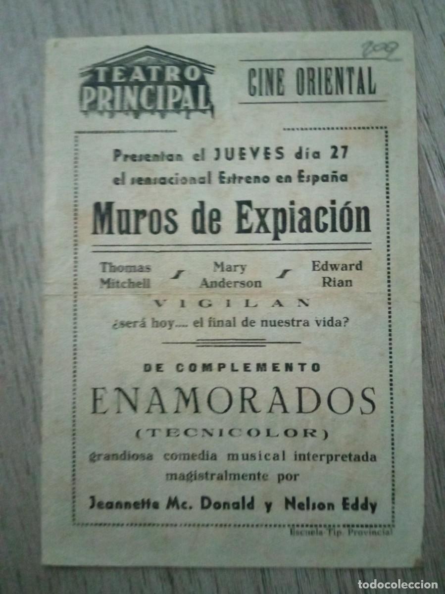 Cine: MUROS DE EXPIACI&Oacute;N, THOMAS MITCHELL, TEATRO PINCIPAL - Foto 2