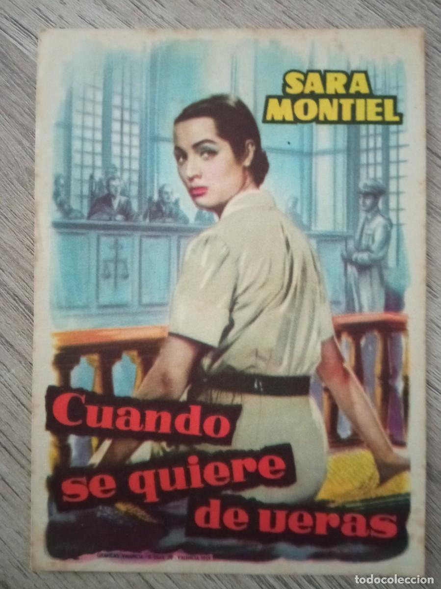 Cine: CUANDO SE QUIERE DE VERAS, SARA MONTIEL - Foto 1