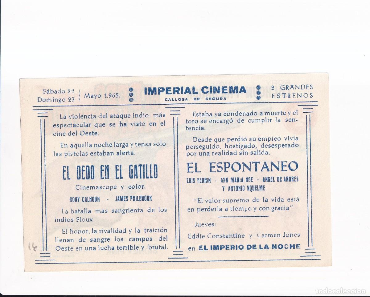 Cine: EL DEDO EN EL GATILLO : RORY CALHOUN - Foto 2