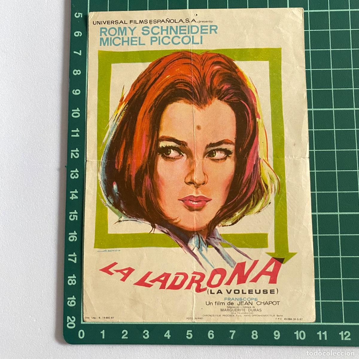 Cine: Programa de cine folleto de mano pelicula La ladrona la voleuse - Foto 1